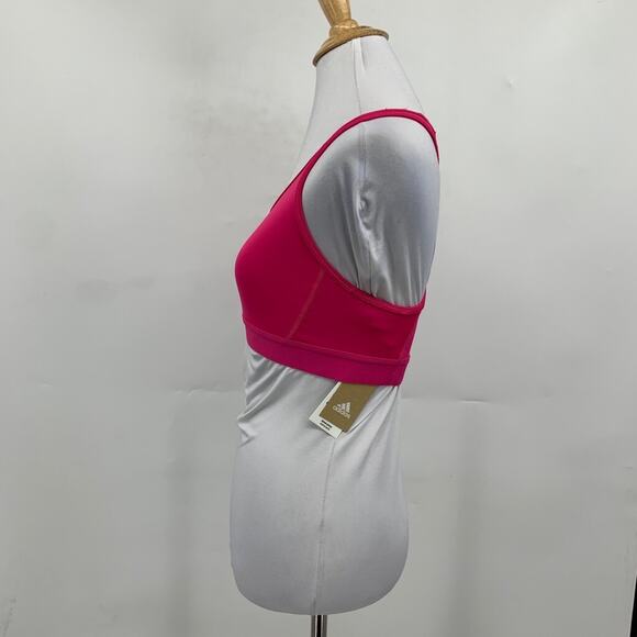 Adidas Sports Bra Womens S Small Valentine Don't Rest Alphaskin Medium Support - Picture 4 of 14